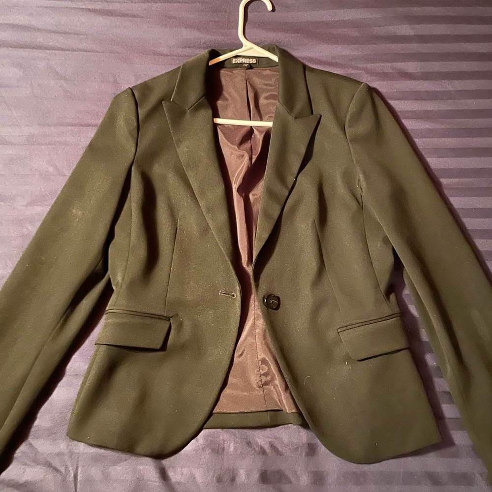 Express Women’s Black Suit Jacket Size 10 NWOT